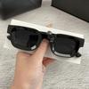New Trendy Square Frame Sunglasses - Unisex Retro Style with Anti-UV Protection.