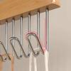 1 шт. многофункциональная вешалка из цельного дерева, женская вешалка для хранения бюстгальтера, домашняя вешалка для ремня, прочная 8 крючков, стойка, органайзер для одежды, НОВИНКА