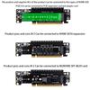 PCI-e 4.0 X16 To X8+x4+x4 Split Expansion Card 2X M.2 NVME SFF-8639 Card Adapter