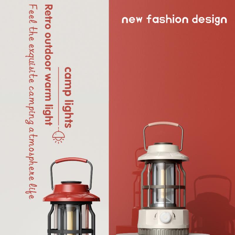 Новый кемпинговый фонарь, уличный кемпинговый фонарь, фонарь для палатки, портативный фонарь-лошадка, ретро перезаряжаемый кемпинговый фонарь