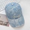 Adjustable Letter Embroidery Peaked Cap Korean Style Casual Duckbill Hat  Outdoor