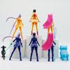 5pcs8pcs/Set Anime Kpop Demon Hunters Action Figure Toy Derpys Tiger Rumi Mira Zoey Sussy Figurine Collection Doll For Fans Gift