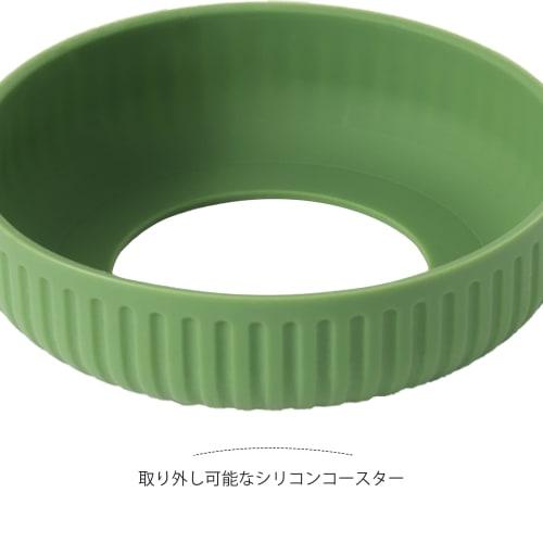 BOTTLE BOTTLE 400ml Stylish Ceramic Tumbler with Lid, Spill-Proof, Stainless Steel Handle, Vacuum Insulated, Keeps Hot or Cold, Perfect for Coffee, Di