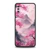 Розовый горный закат Чехол для телефона для Samsung Galaxy A56 A36 A26 A16 A34 A24 A42 A22 A20 A12 A40 A30 A10 5G Мягкий ТПУ Чехол-оболочка