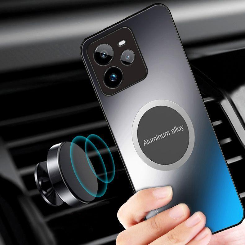 Чехол для OPPO Realme GT 7 Pro Жесткий AG Матовый Магнитный Защитный Задний Чехол для Realme GT7 Pro 7Pro Полное Покрытие Корпус Телефона