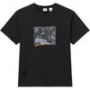 Levis Футболка мужская с принтом, свободного кроя, повседневная, удобная, с круглым вырезом и коротким рукавом, топы, черная 002X3-0000