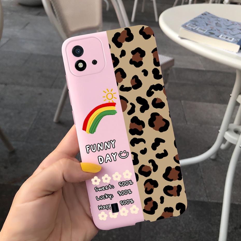 Красивый узор Чехол для телефона Для Realme C11 2021 C 11 2020 RMX2185 Макарон Силиконовые Мягкие Чехлы Обложка Для Realme C11 (2021) RMX3231