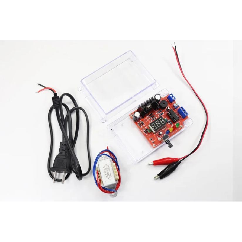 Электронный DIY-набор LM317 Регулируемый стабилизатор напряжения DC Понижающий источник питания Компоненты для сборки С корпусом Пайка Сборка 220В