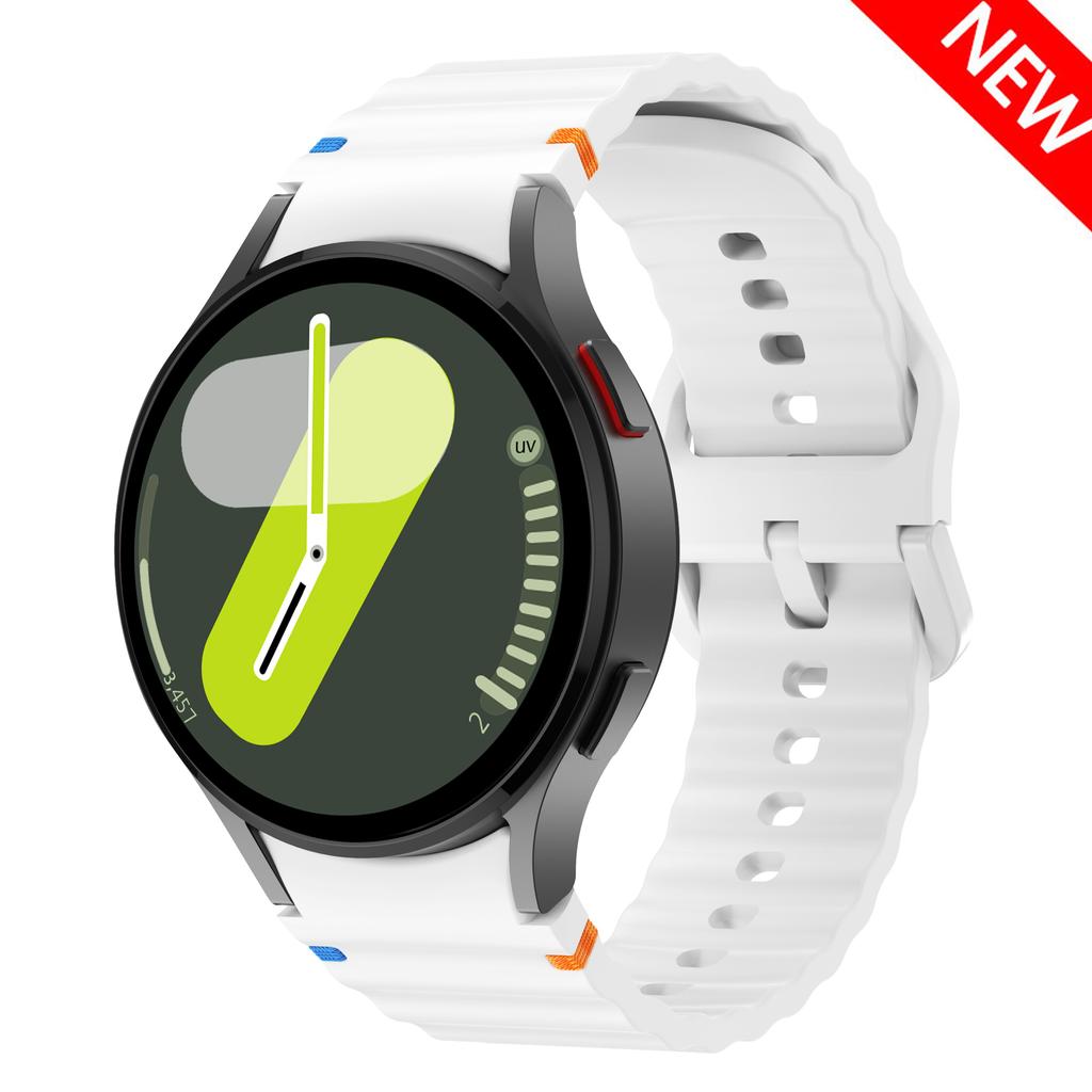 20 мм ремешок для часов для Samsung Galaxy Watch 7/5/6 44 мм 40 мм силиконовый браслет Galaxy Watch 4 classic/5 pro 47 мм 43 мм 46 45 мм ремешок