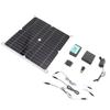 Solar Water Pump Kit 50W Solar Panel 22W Water Fountain Pump with Battery Box Timing Controller