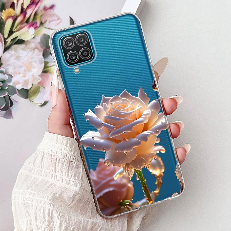 Чехол для Samsung Galaxy A12 SM-A125F Популярный Модный Расписной Чехол Мягкий Тонкий Чехол для Телефона Для Samsung A12 F12 M 12 Galaxy M12 Сумки