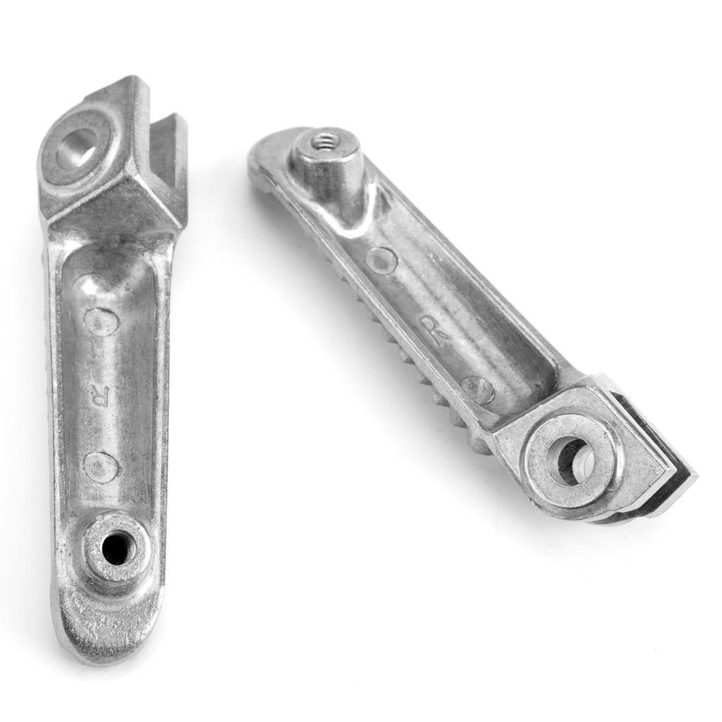Front Foot Peg Footrest For Yamaha Yzf R1 1998-2014 R6 1999-14 R6S 2003-2008 Silver