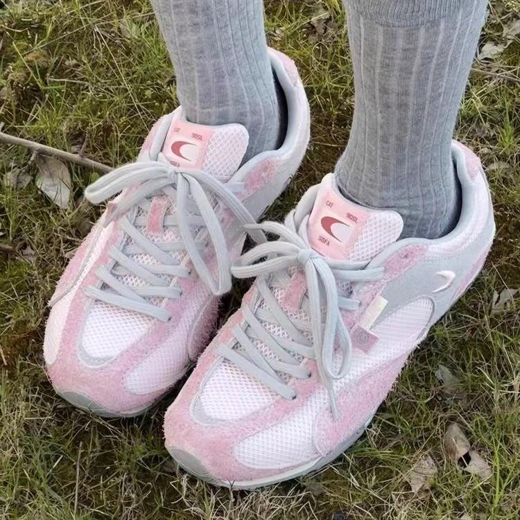 Модная женская спортивная обувь сетчатые кроссовки балетки сандалии летние дизайнерский бренд на шнуровке для бега и ходьбы 2025 повседневные zapatillas de mujer