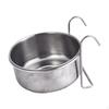 Dog Kennel Bowl Hanging Pet Feeder Cat Feeding,Water Dispenser Stainless Steel for Crate