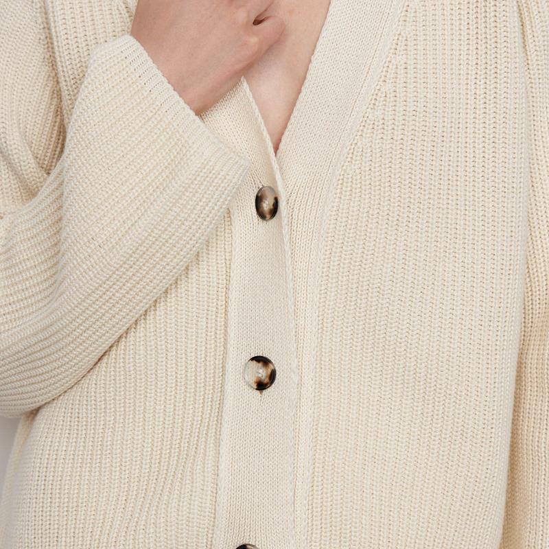 Women V Neck Short Sweater Cardigan Autumn Winter Temperament Bat Sleeve Button Solid Knit Tops