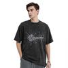 Harajuku Washed T-Shirt Luxury Brand WEB LOGO Y2K Cotton T-Shirts Trendy Cool Tee Shirt for Couple Summer Y2K Basic Casual Tops