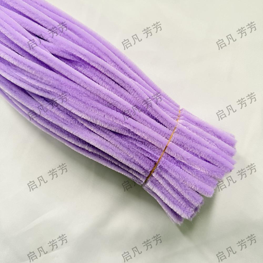 8mm Macaron Color Encrypted Twist Ties Chenille Stems for DIY Toys