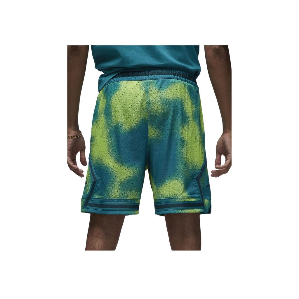 Jordan Dri-Fit Sport Logo Вышитый буквенный принт Tie-Dye Дышащие шорты на шнурке Мужские шорты цвета бирюзы FB7576-336