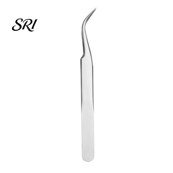 Eyelash Applicator Tool False Tweezers Precision Single Cluster Stainless Steel for Lash Artists Home Travel Quick Placement