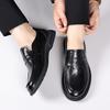 Повседневная мужская обувь из натуральной кожи в британском стиле, высококачественная удобная кожаная обувь, деловые туфли для свиданий, официальная обувь для вечеринок