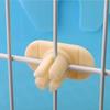 Анти-брызги Туалет для кролика Съемные решетки Высокие бортики Лоток для мелких животных Горшок-тренажер Двухъярусный