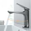 Brass Core Modern Bathroom Sink Faucet Single Handle Deck Mounted Wash Basin Water Tap Hot And Cold Mixer