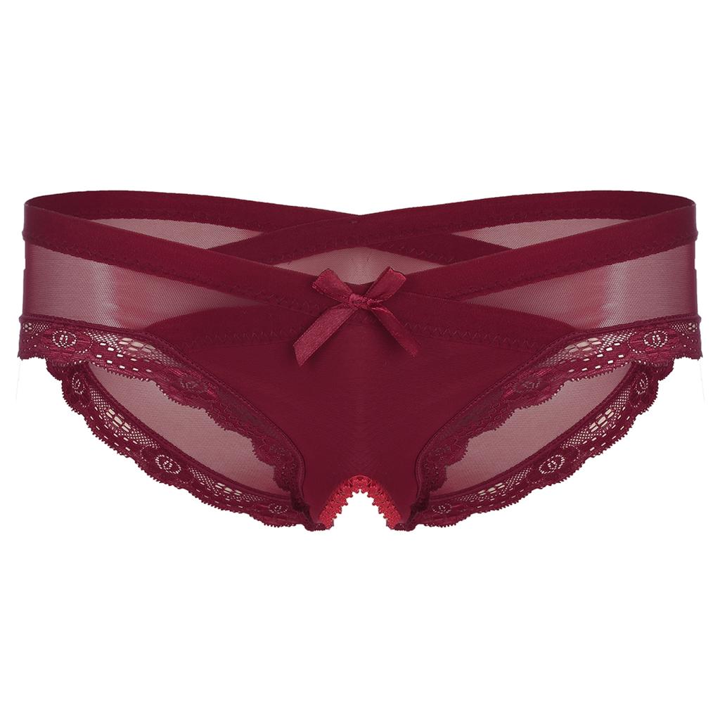 Мужские прозрачные сетчатые трусы с кружевной отделкой, с низкой талией, с вырезами, нижнее белье для переодевания