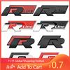 For VW New 1Pcs Metal Car Side Body Trunk Rline R Emblem Sticker For Volkswagen VW Golf 4 5 6 7 Bora MK7 Beetle Touran Tiguan GT  MU2