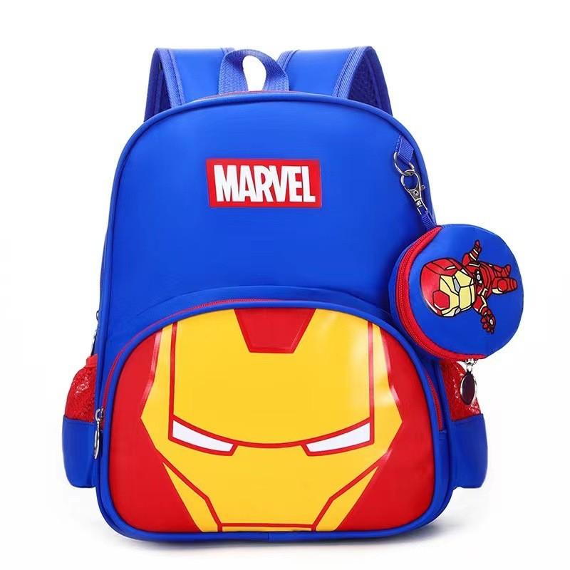 Captain America Spiderand Sofia Children Backpack Cartoon