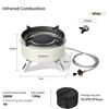 BISINNA Outdoor Camping Gas Stove 3200W High-power Infrared Burner Portable Lightweight Split Type Gas Burner Picnic Hiking