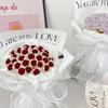 1Set DIY Rose Flower Material Bag Bouquet Not Withering Gift Wedding Party Handmade