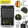 Умное зарядное устройство LiitoKala Lii-600 для 18650/21700/26650/AA/AAA/Ni-MH/Li-ion, ЖК-дисплей, Быстрая зарядка, 4 независимых слота