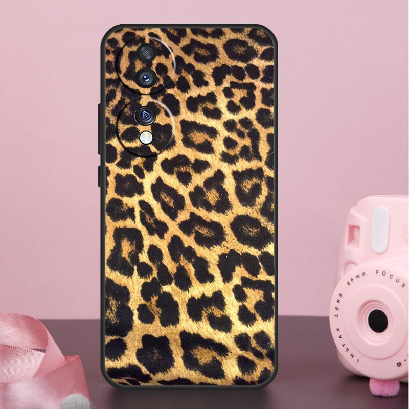 Чехол с леопардовым принтом для Honor Magic 8 Pro 5 6 7 Pro Win X9a X9b X9c X9d X8b X8c 50 70 90 200 400 Lite