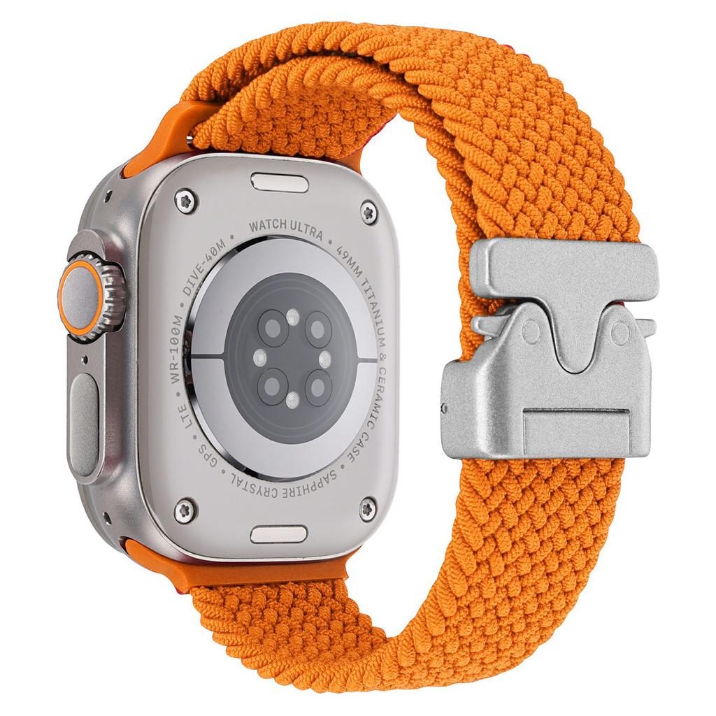 Wrist Strap for Apple Watch Series 10 9 8 7 SE 6 5 4 3 2 1 42mm 41mm 40mm 38mm Parachute Buckle Nylon Braided Watch Band