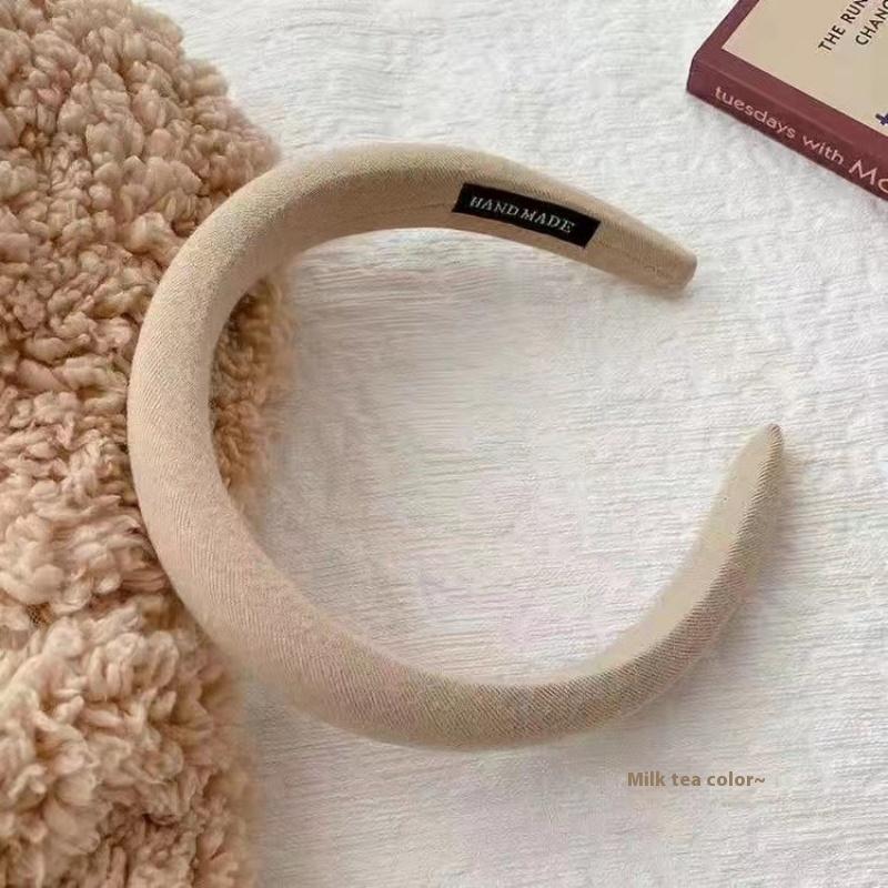 Высокая заколка для волос, губчатая повязка на голову, широкополая, женская, на все случаи жизни, популярная в сети, для выхода в свет, для умывания лица, повязка для прижимания волос, головной убор