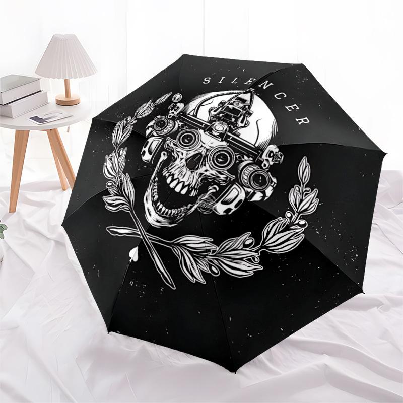 1pc Call of Duty Windproof Automatic Umbrella, Portable Folding design, Lightweight for Women/Men207