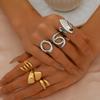 2025 New Style Jewelry, Versatile Ins Metal Geometric Design Ring, Open Index Finger Ring for Women