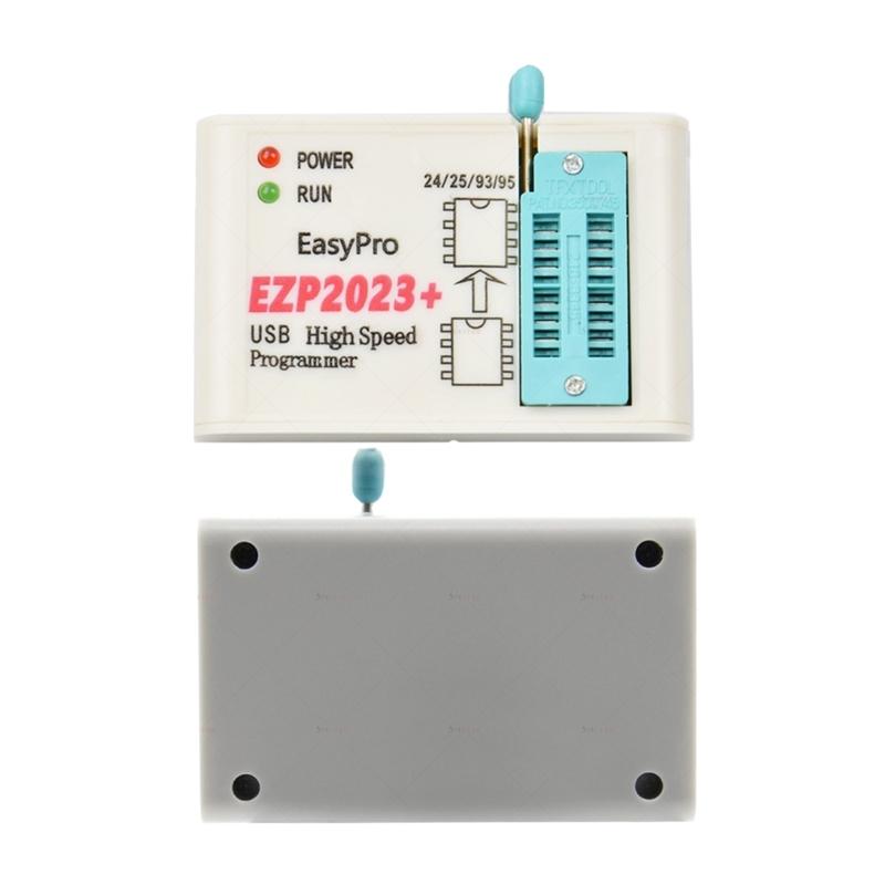 EZP2023+ High-Speed SPI FLASH Programmer Full Set+12 Adapters Support 24/25/93/95 EEPROM Bios 25T80 Burning Offline Copy-ABNE