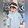 Зимняя утепленная куртка с капюшоном для мальчиков LUSON Little O'Dad