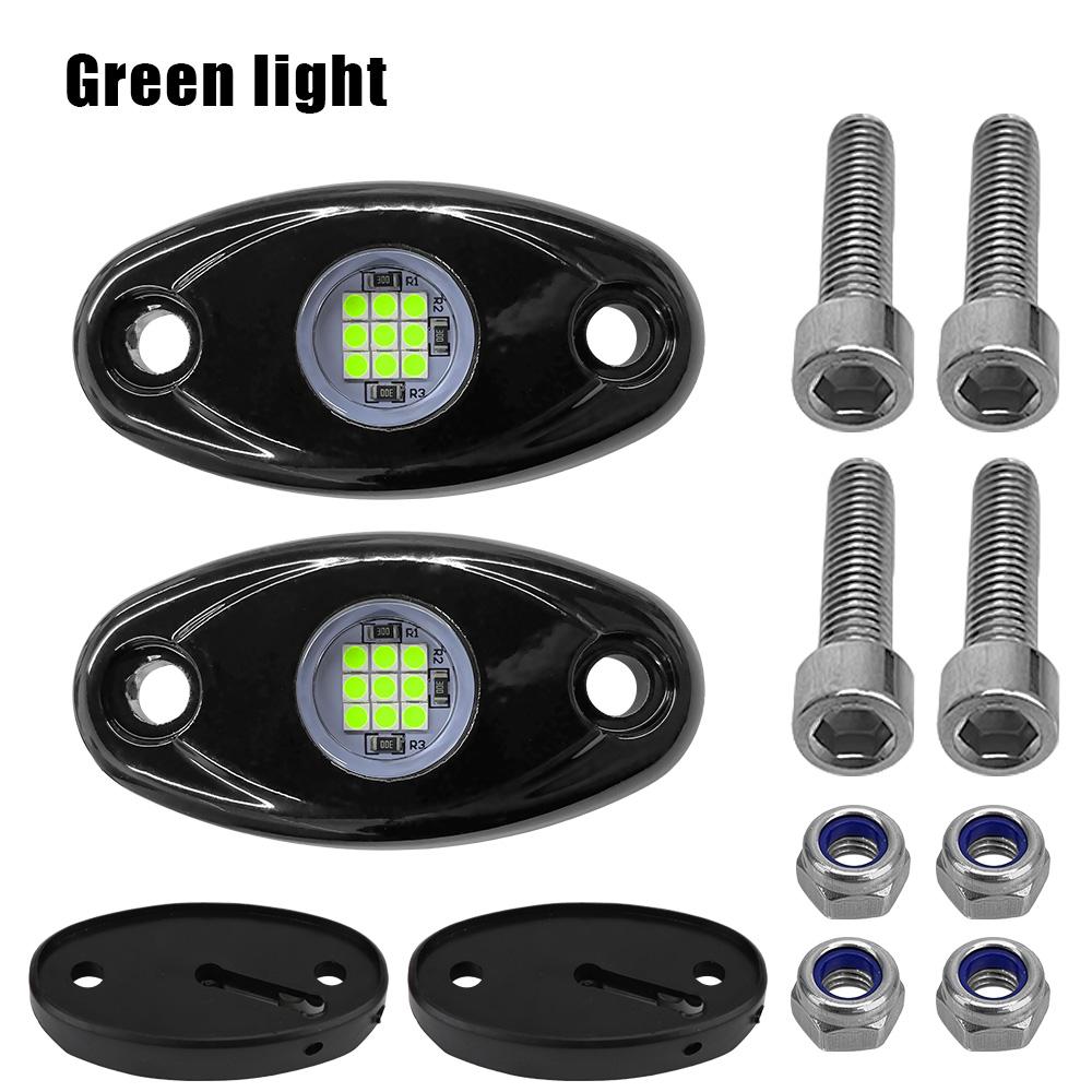 1 пара водонепроницаемых светодиодных рок-ламп для джипа, квадроцикла, внедорожника, автомобиля, грузовика, яхты, трейлера, лампы для подсветки днища