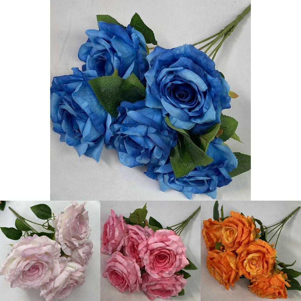 Букет искусственных цветов из шелка с розами Свадебный декор Домашняя фотография Цветочный реквизит