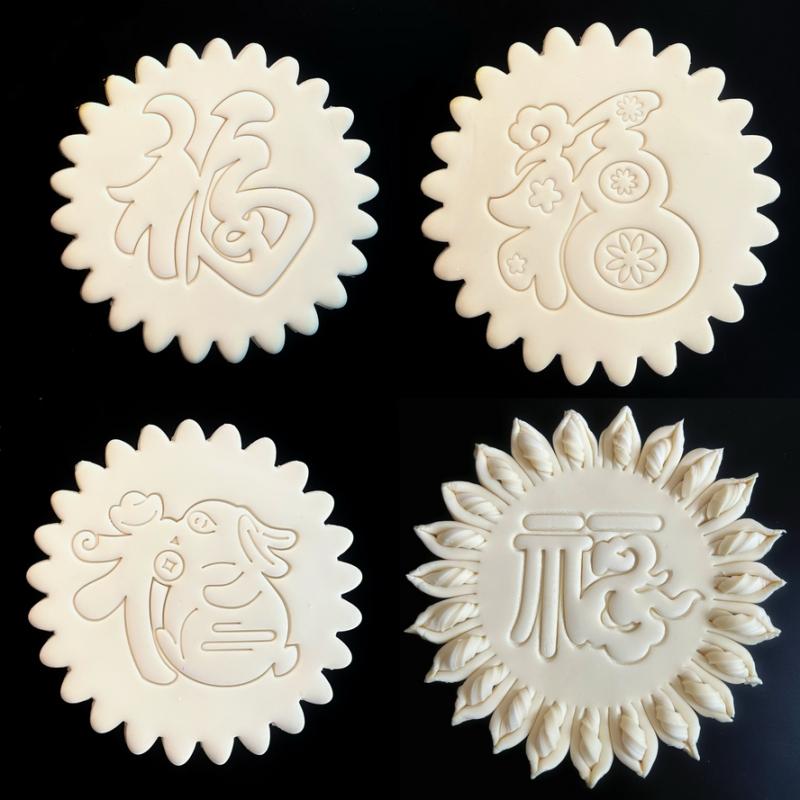 Pasta Cut Flower Mold Baking Mold Pastry Cutter Dough Cookie Press Cake Biscuit Stamp Moulds Kitchen Baking Tools