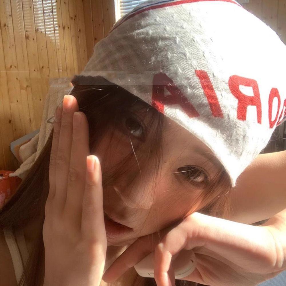 Spicy Girl Star Hair Band Hip Hop Punk Bandana Fashion Small Square Scarf Girls