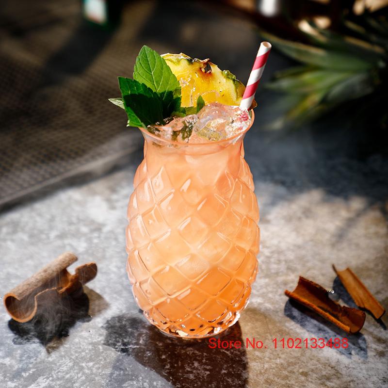 480 мл 3D рельефная кружка для коктейля с ананасом, креативная INS барная посуда, стакан для смешанного вина, стакан для питья, стакан для сока, контейнер для смузи, банка