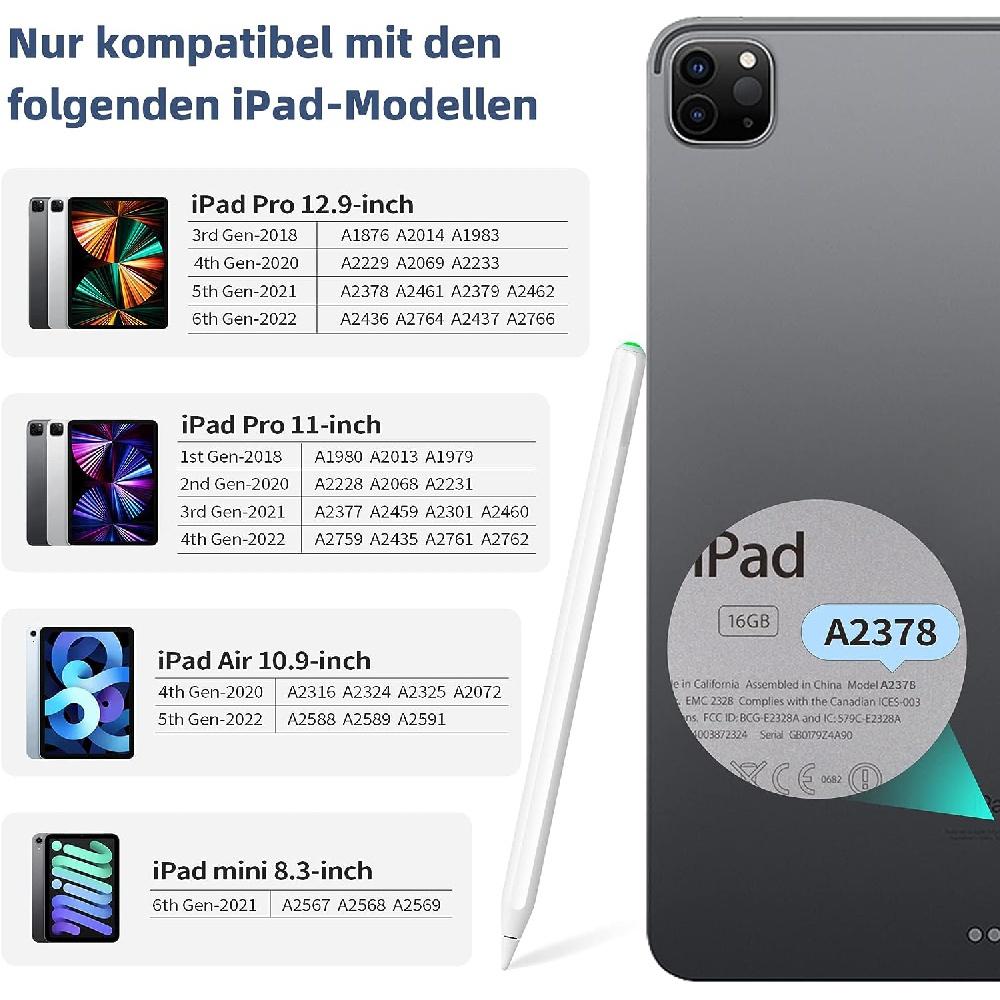 Ручка A14 с беспроводной зарядкой, как у iPad Pencil 2-го поколения, стилус совместим только с Apple iPad Pro/iPad Air/iPad Mini Gen