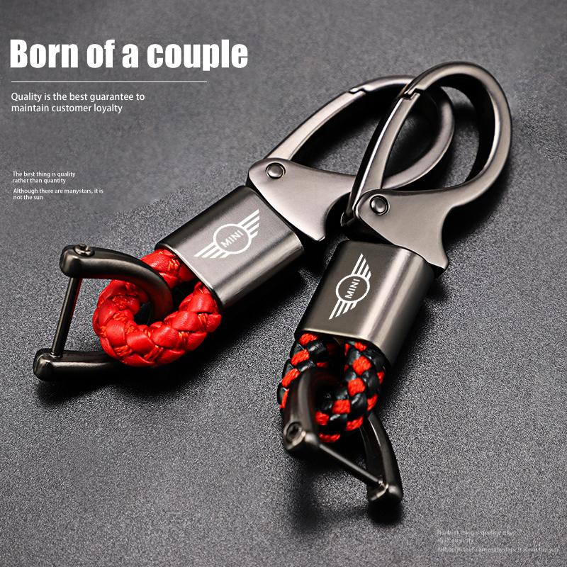 Zinc Alloy Keychain Key Ring Car Styling Accessories For BMW Mini Works Cooper F54 F55 F56 F57 F60 R50 R52 R53 R55 R56 R57 R58 tnrjc00