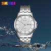 Новые деловые часы, водонепроницаемые, календарь, модные, инкрустированные бриллиантами, парные часы, многофункциональные, кварцевые, сплавные часы
