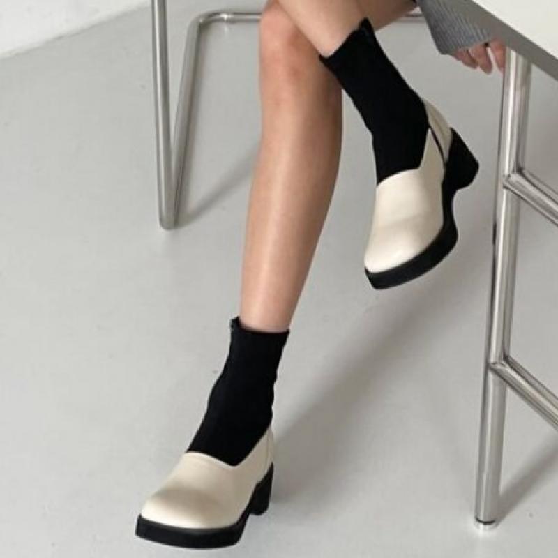 New ArrivalS Open Run Women S Round Toe Platform Loafer Ankle bootS Fall