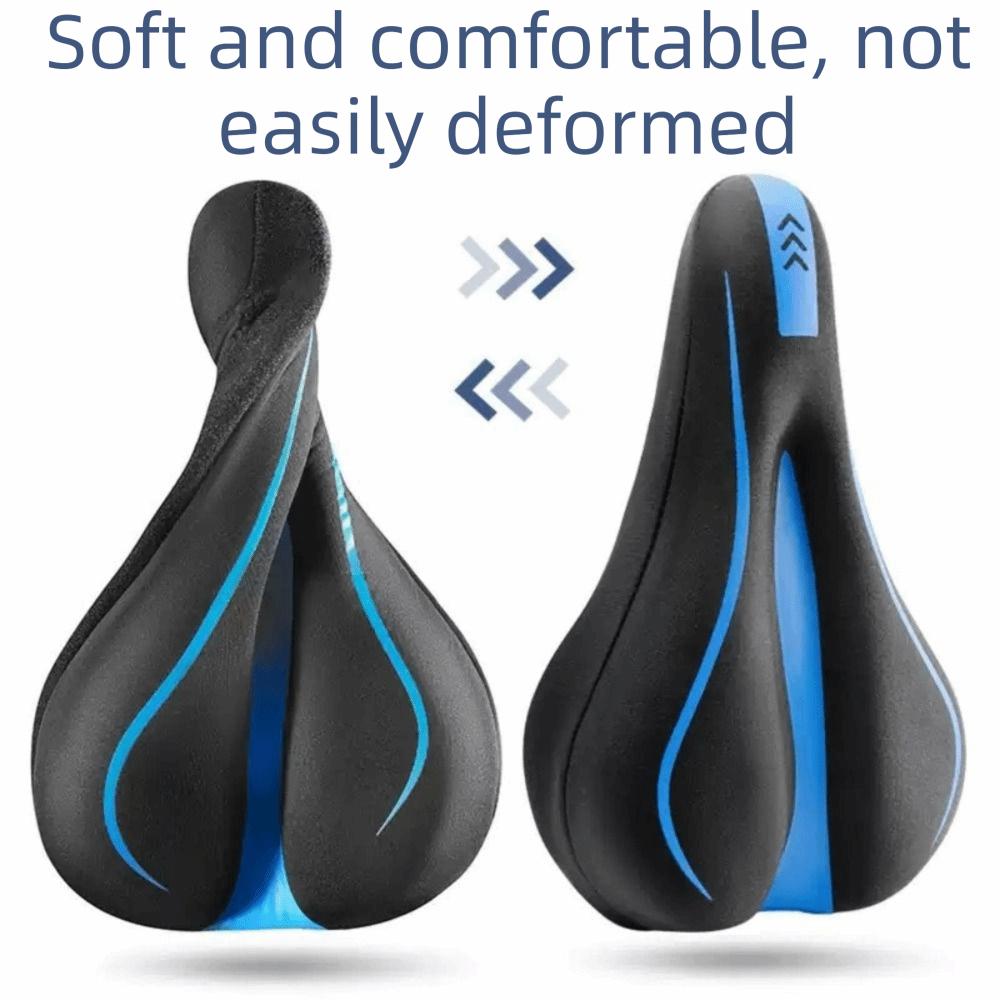 PU Leather Bicycle Saddle Cover Thicken Thicken Saddle Cover New Cushion Cover Road Bike