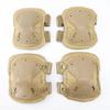 4Pcs/Set Elbow Knee Pads Outdoor Tactical Protective Gear Sports Cycling Hiking Safety Knee Brace Men CS Hunting Knee Support